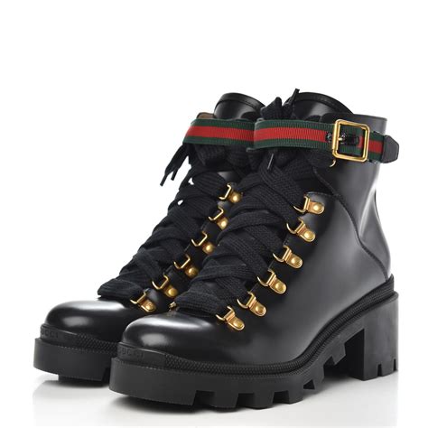 gucci combat boots women's